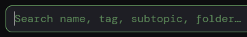 Search bar